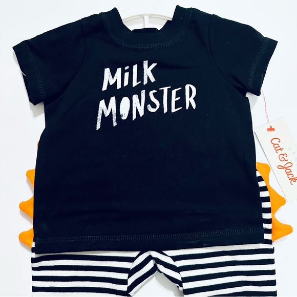 Baby Boy Milk Monster matching set - Picture 4 of 6